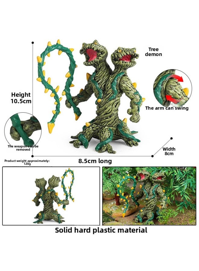 Children's Simulation Warcraft Dragon Dinosaur Model Toy Double-headed Dragon Thunder And Lightning Magic Dragon Black Dragon Wind God Magic Dragon Ornaments 