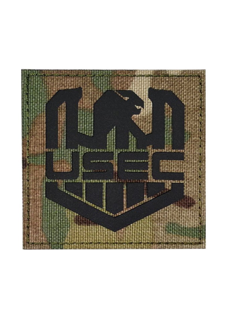 Escape from Takov Badge Game Surrounding USEC BEAR Badge Tactical Reflective Velcro Chapter Backpack Sticker M00051-5USECCP Black 