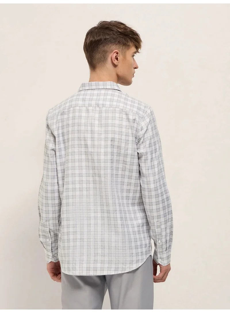 THE BEAR HOUSE  Men’s Long Sleeve Shirt – Classic, Comfortable and Stylish Essential for Work, Travel or Casual Outings for Men | Best Price UAE