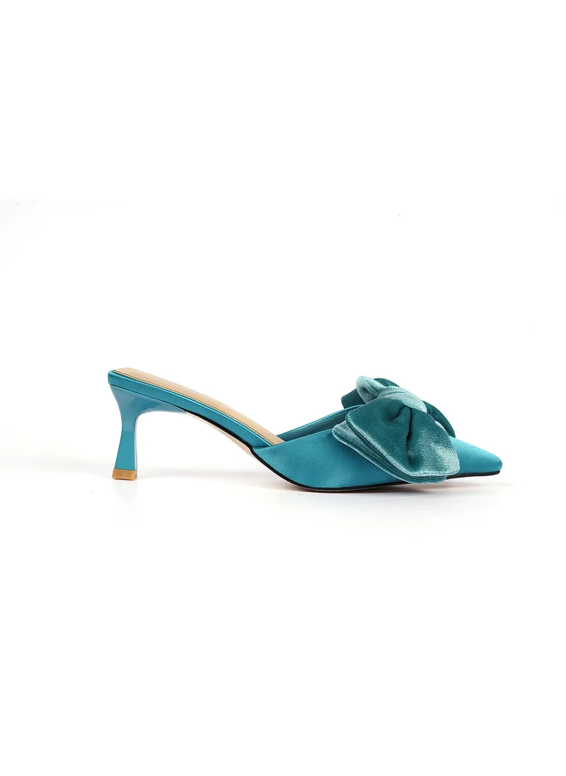 Cuple Womens heeled mules