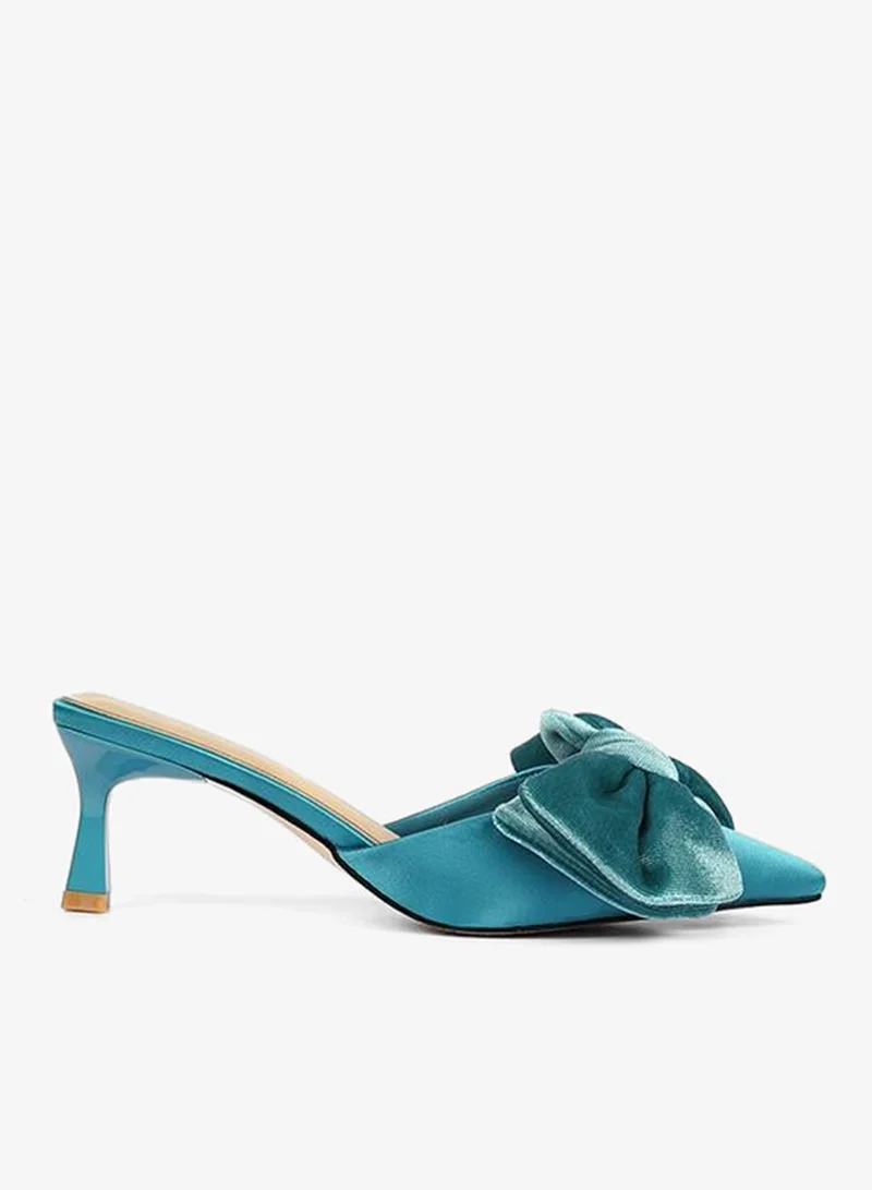 Cuple Womens heeled mules