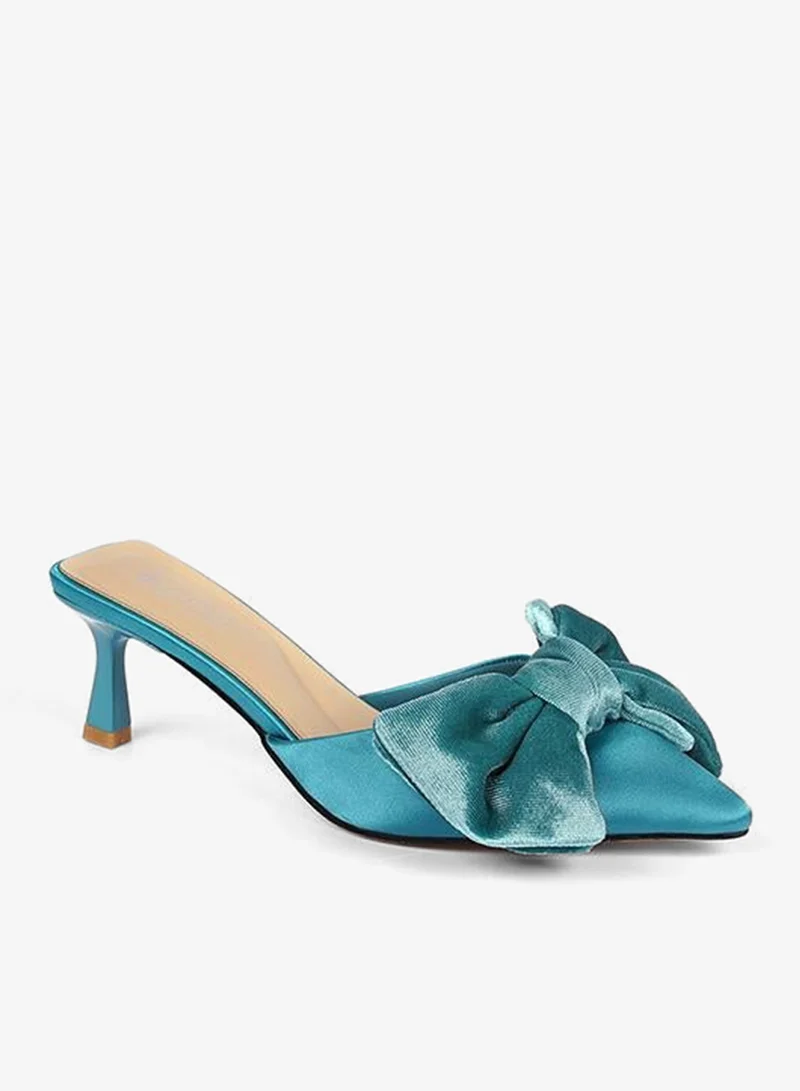 Cuple Womens heeled mules