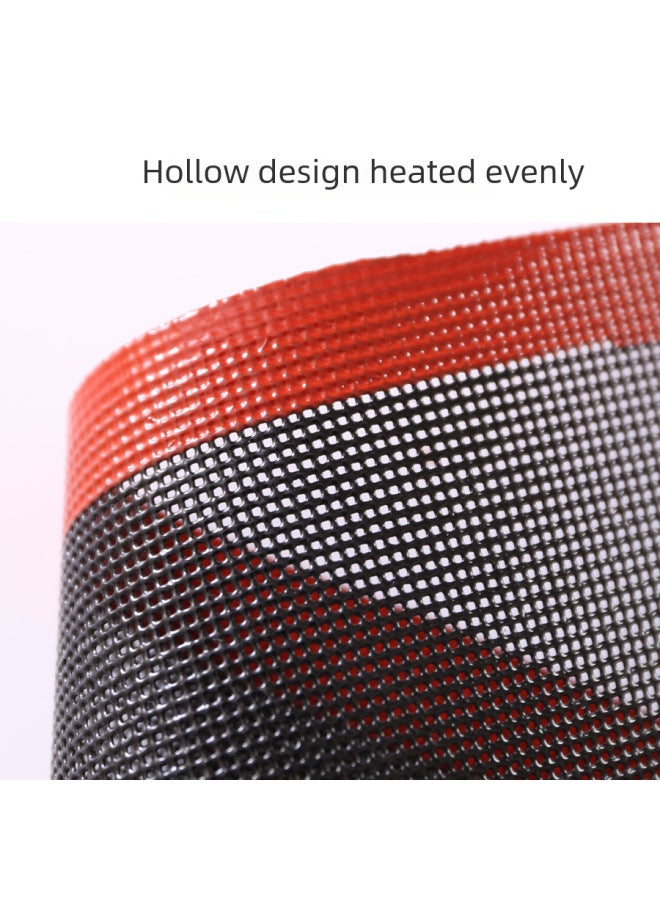 Spot Silicone Glass Fiber Hollow Baking Pad Puff Bread Macaron Breathable Baking Mesh Oven Mat Baking Tools-Specifications:58*38 [Lightning Puff 20 Series Black Bottom Red Edge Right Angle]] - Image 4