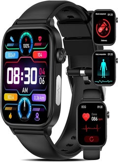 Generic Smart watch for men with phone function, 1.57 inch HD sports watch with more than 130 sports modes, SOS button, pedometer, heart rate, sleep monitor, smart bracelet for Android iOS (color optional)  - Image 1