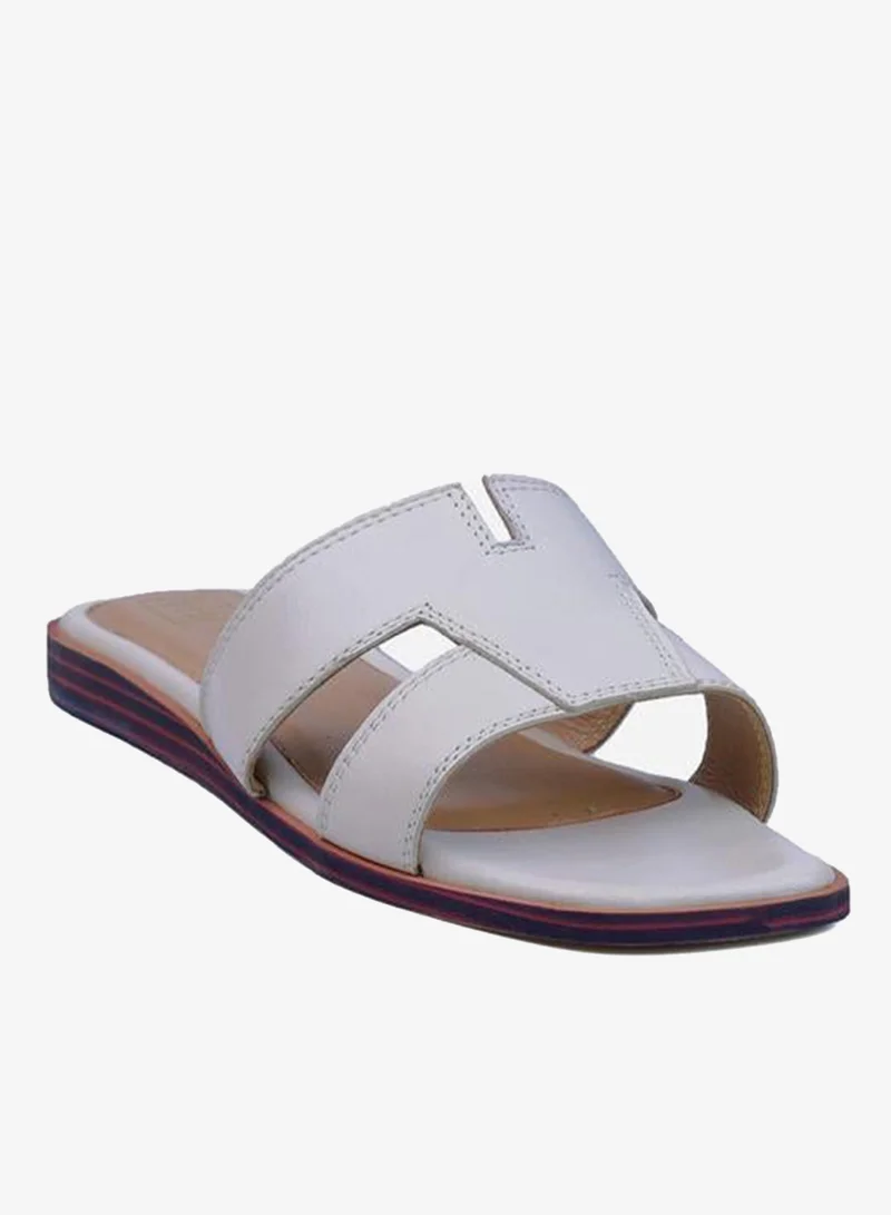 Take Two Plain Open Toe Flat Sandals