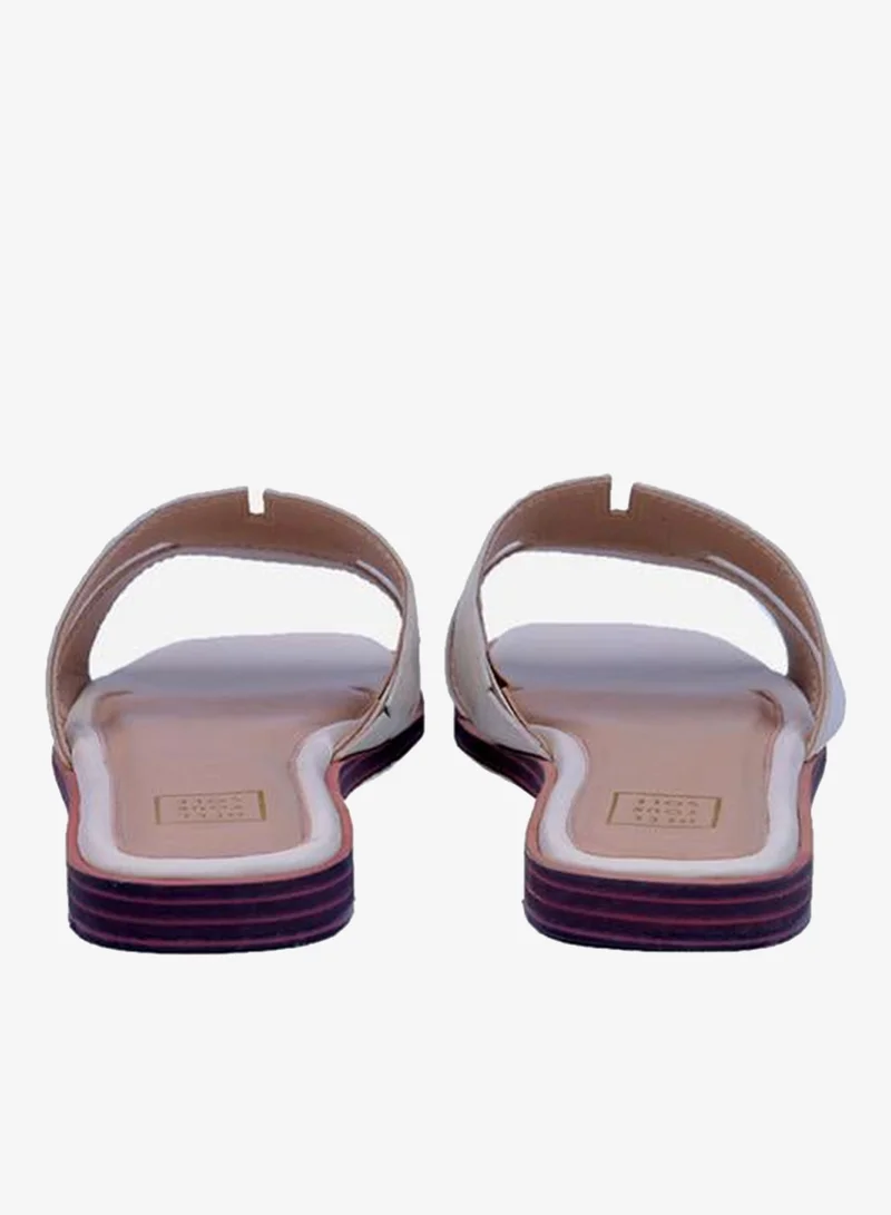 Take Two Plain Open Toe Flat Sandals