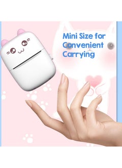 NIBEMINENT Mini BT Pocket Printer White/Blue  - Image 4