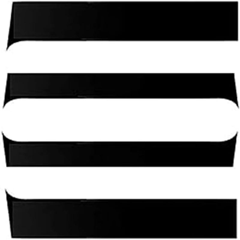 Wivplex 4PCS Black Polished Window Trim Covers for VITO V CLASS - Image 1