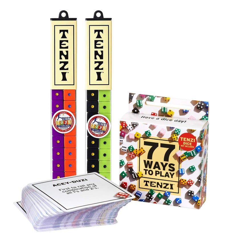 TENZI 2 Pack for 8 Players  8 Sets of Ten Dice with Bonus 77 Ways to Play - Image 2