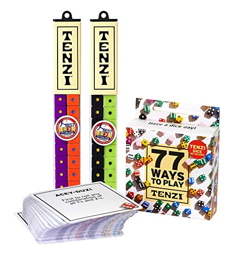 TENZI 2 Pack for 8 Players  8 Sets of Ten Dice with Bonus 77 Ways to Play - Image 1