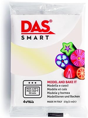DAS Das Smart Modeling Clay, 2 oz, White Pearl - Image 1