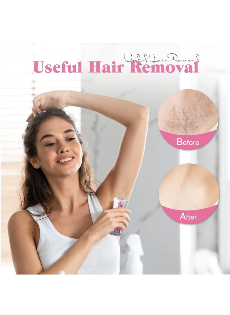 Keda Facial Epilator, Smooth Glide Epilator for Women, Hair Remover for Face/Bikini/Leg/Arms - Image 2