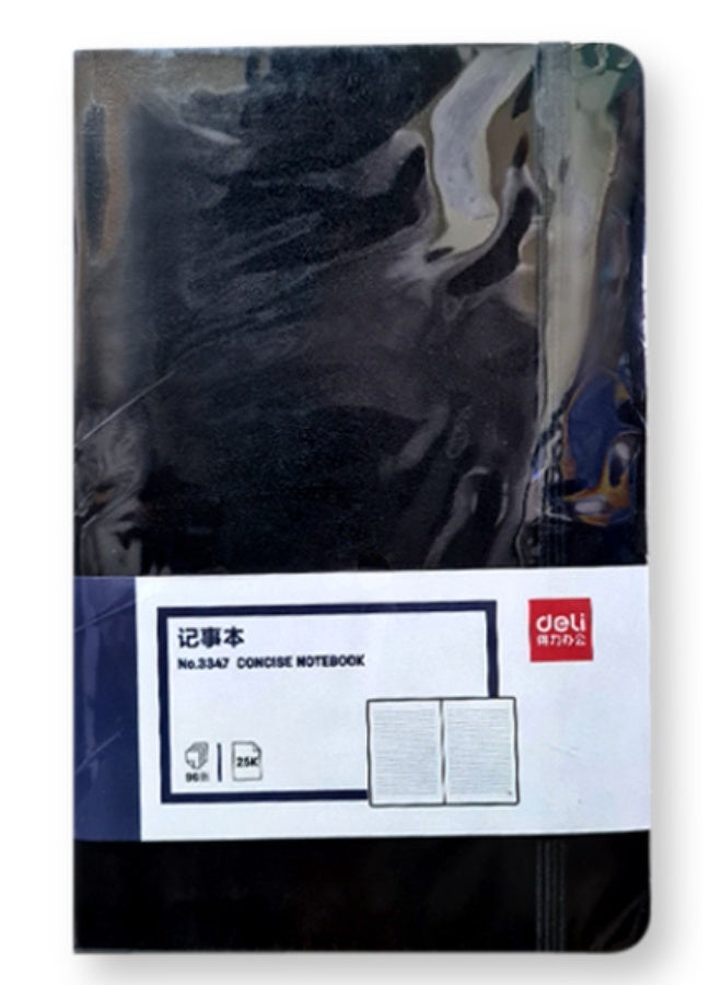 ديلي دفتر ملاحظات Deli A5 بغلاف جلدي - Image 3