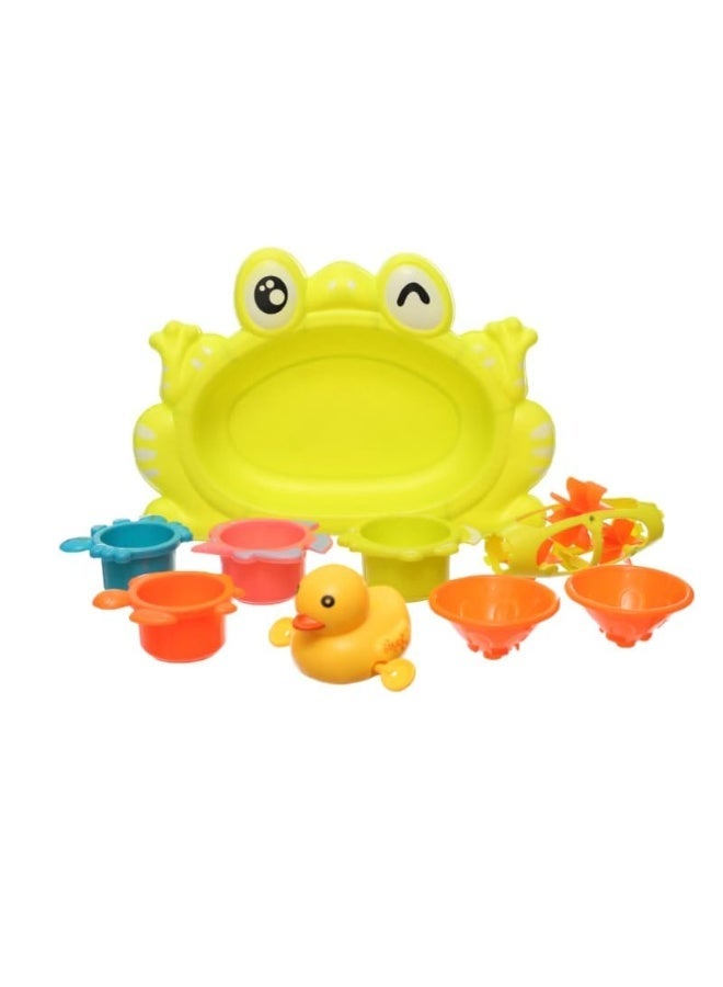 Bath Toys Set for Kids | 9-Piece Bath Toy Set | Kids Bath Toys with Moving Duck | Baby Bath Toy Set | Bathtub Toys for Kids | Plastic Bath Toys | Water Play Toys for Kids | Colorful Bath Toys | Educational Bath Toys | Safe Bath Toys for Babies | Bathtub Water Toys | Multi-Shape Bath Toy Set | Interactive Bath Toys | Swimming Pool Toys for Kids | Baby Bath Play Set | Kids Water Toys | Colorful Plastic Bath Toys | Bath Toys Gift Set | Baby Bathtub Toy Collection | Multi-Color Bath Toy Set - Image 2