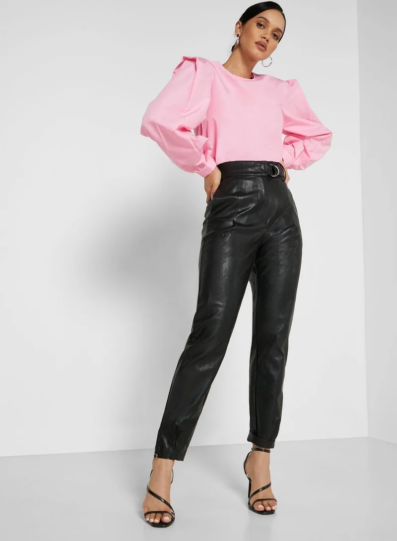 ELLA Detailed Sleeve Top
