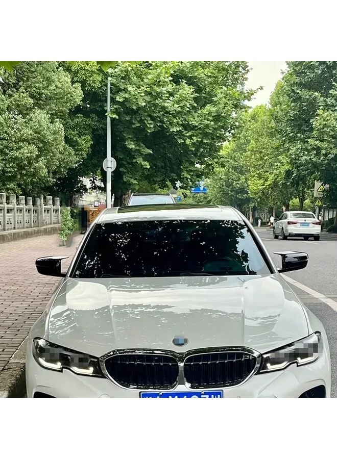 غلاف معدّل لأغطية مرايا الرؤية الخلفية المصنوعة من ألياف الكربون لسيارة BMW G30 (قطعتان) - Image 4
