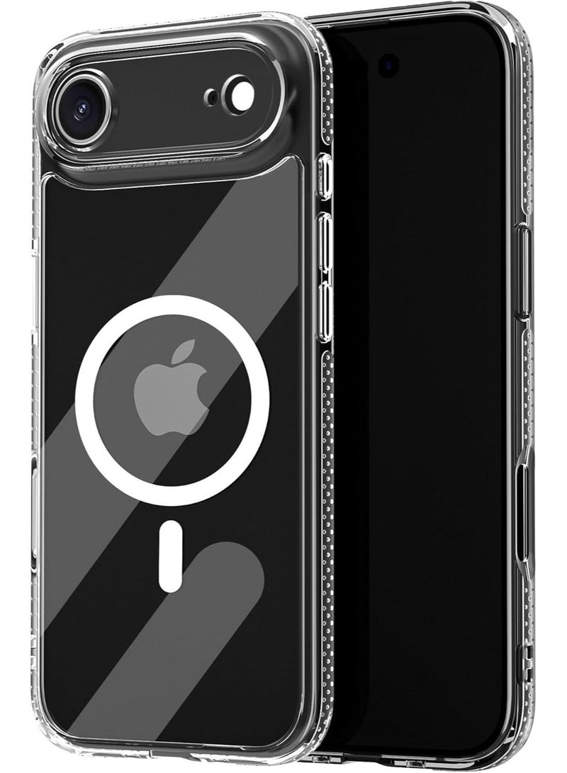 راكسوم جراب شفاف متوافق مع آيفون 17 إير - غطاء حماية نحيف وشفاف ومقاوم للصدمات، حافة TPU ناعمة مضادة للخدش، جراب بديل متوافق مع الشحن اللاسلكي - Image 3