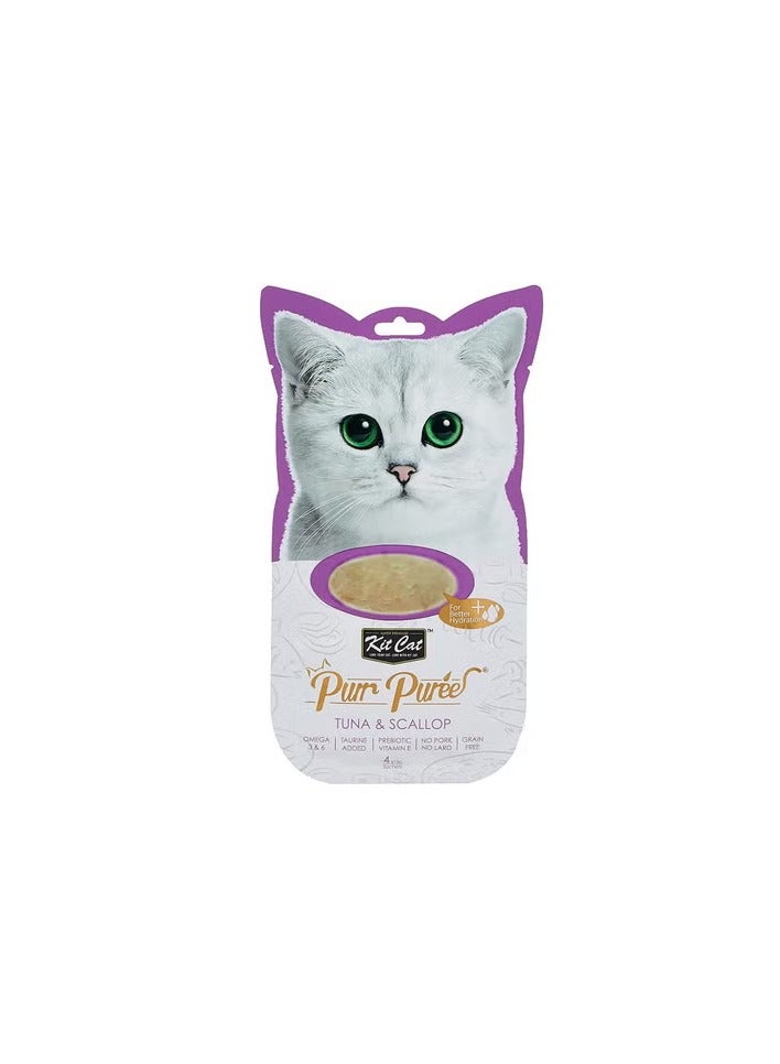 Kit Cat Purr Puree Tuna & Scallop - Image 1