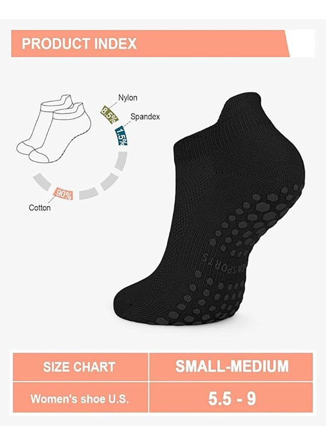Generic 3 Pairs Yoga Socks for Women, Non-Slip Grips & Straps Non Slip Socks, One Size, Ideal for Yoga, Pilates, Ballet, Dance, Gym, Barefoot Workout, Athletic Socks, Sticky Grippy Grippy Socks  - Image 5