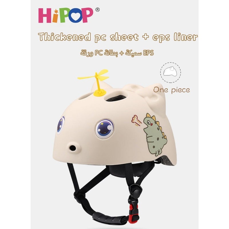 Helmet of Scooter, Skateboard and Bike, Adjustable Riding Protective Gear with Dragonfly Decoration, 's Bicycle Protection Equipment 5-10 Age - Image 5