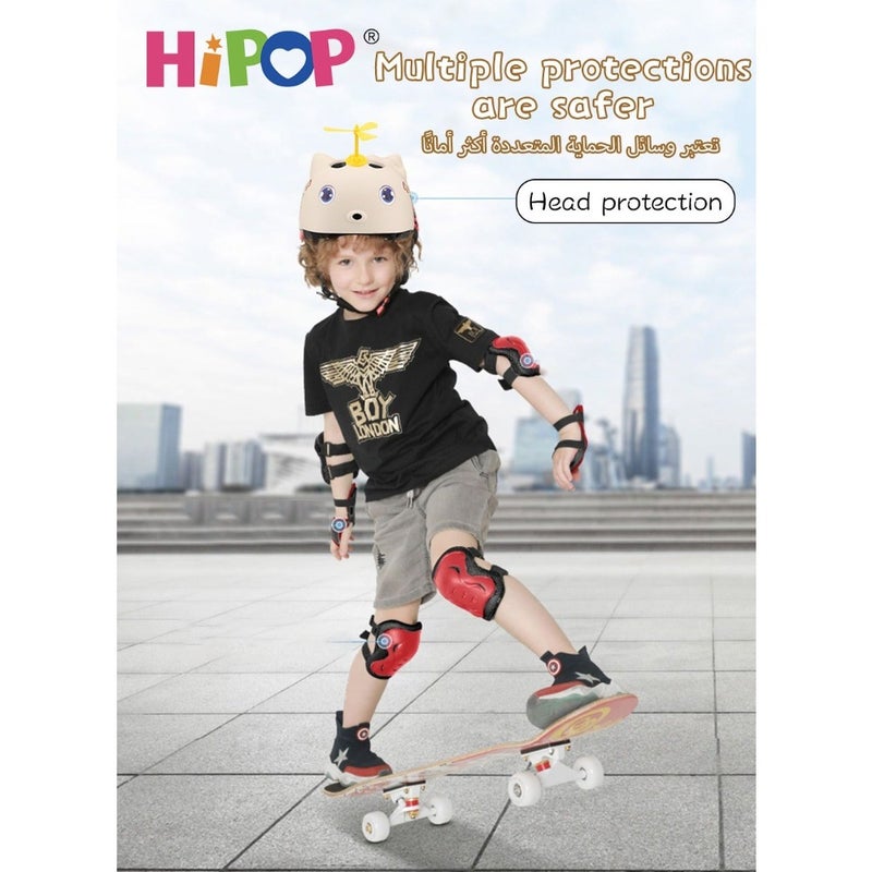 Helmet of Scooter, Skateboard and Bike, Adjustable Riding Protective Gear with Dragonfly Decoration, 's Bicycle Protection Equipment 5-10 Age - Image 2