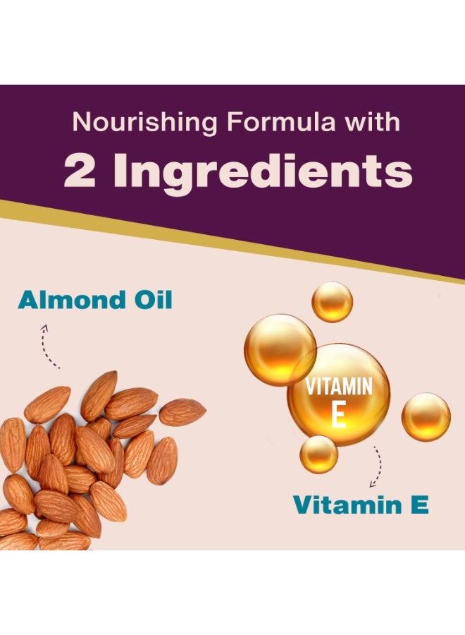 Bajaj Almond Drops Hair Serum 50 ml | With Almond Oil & Vitamin E | Nourishes Dry & Frizzy Hair. - Image 4