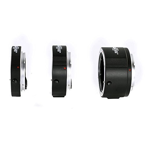 FocusFoto Electronic Macro AF Auto Focus Automatic Extension Tube (13mm & 20mm & 36mm) Set DG for Canon EOSEF EF-S Mount Lens DSLR Camera 7D Mark II, 5D III IV, 1300D, 760D, 750D, 700D, 80D, 77D etc. - Image 4