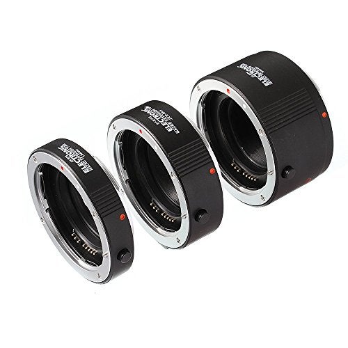 FocusFoto Electronic Macro AF Auto Focus Automatic Extension Tube (13mm & 20mm & 36mm) Set DG for Canon EOSEF EF-S Mount Lens DSLR Camera 7D Mark II, 5D III IV, 1300D, 760D, 750D, 700D, 80D, 77D etc. - Image 2