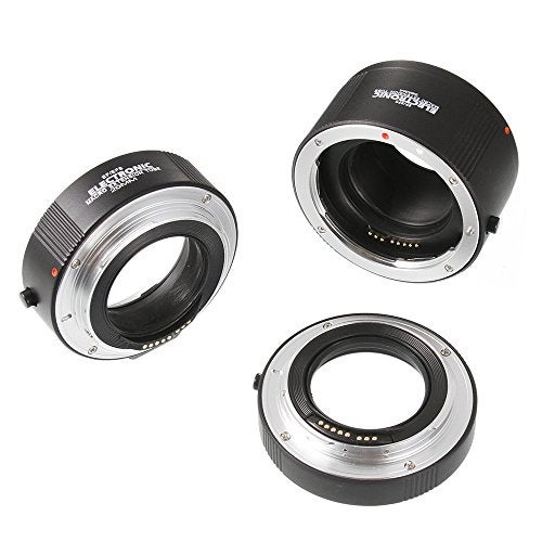 FocusFoto Electronic Macro AF Auto Focus Automatic Extension Tube (13mm & 20mm & 36mm) Set DG for Canon EOSEF EF-S Mount Lens DSLR Camera 7D Mark II, 5D III IV, 1300D, 760D, 750D, 700D, 80D, 77D etc. - Image 3