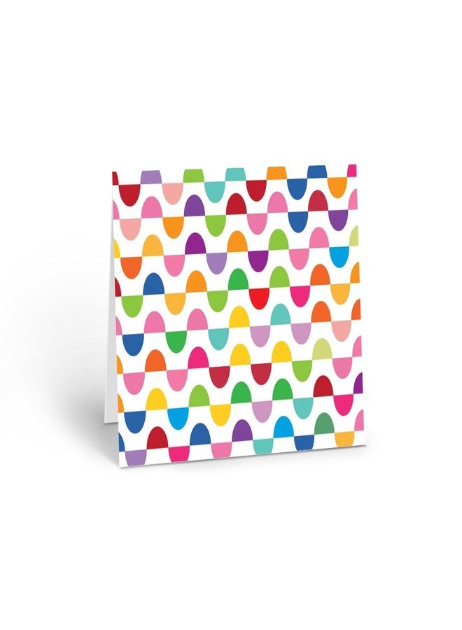 ستون هاوس كوليكشن مجموعة ستون هاوس | بطاقات طاولة ملونة بنقوش نصف دائرية | بطاقات أسماء | احتفالات الصف الدراسي، أعياد الميلاد | 25 قطعة | (أنصاف دوائر ملونة) - Image 5