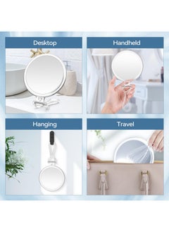 B Beauty Planet B Beauty Planet 30X Magnifying Mirror for Travel with Handle, Double-Sided 1X/30X Magnification Hand Mirror for Makeup  - Image 4