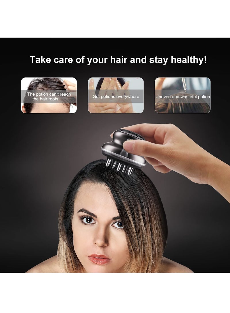 SYOSI Scalp Applicator Massage Comb, Applicator Bottle for Hair Care, Medicine Scalp Head Fluid Brush, Essential Oil Hair Treatment Device, Suitable for Home and Travel  - Image 5