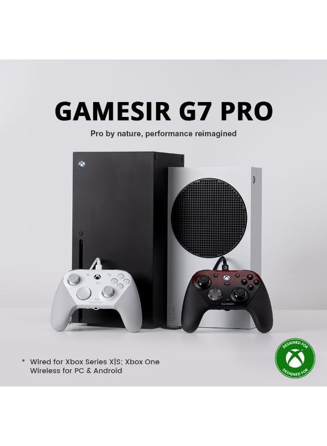 general Classic Gamepad G7Pro Controller with Smart Auto Start-Stop Charging Dock, Tri-Mode Connectivity for Xbox, PC & Mobile Wireless Controller, Plug and Play Gaming Gamepad with TMR sticks, Hall Effect & Clicky Trigger Stops, Six-Axis Gyroscope, Four Macro Buttons, 1000Hz Polling Rate, Four Rumble Motors, Battery 1200mAh, 3.5mm Audio Jack - Image 4