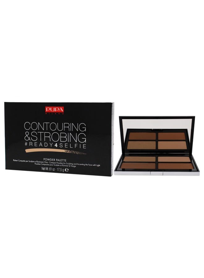 PUPA #Ready4Selfie Contouring And Strobing Powder Palette - Illuminates And Sculpts The Face - Minimizes Blemishes - Provides A Smooth And Natural Look - Paraben Free - 002 Medium - 0.61 Oz - Image 4