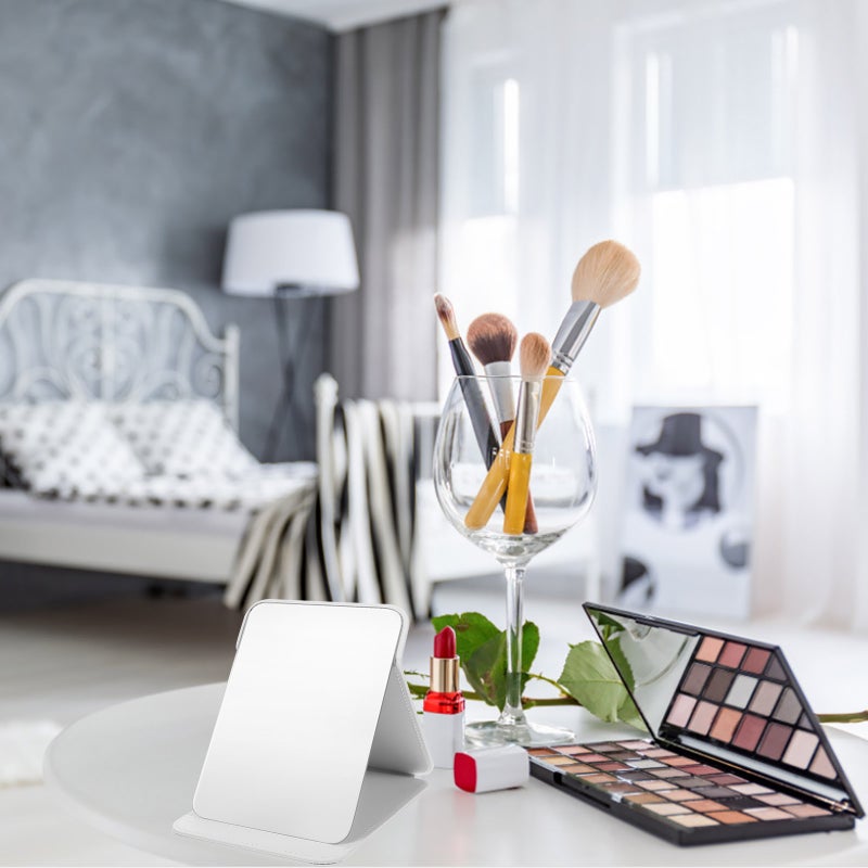 Decorative Makeup Mirror Desktop Mirror Makeup Folding Mirror Bedroom Mirror - Image 3