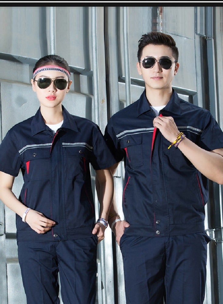 Gasin Unisex Industrial Work Pants Suit With Reflective Strips  - Image 5
