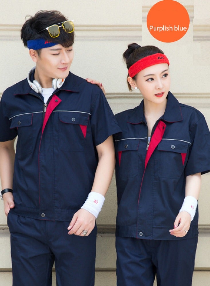 Gasin Unisex Industrial Work Pants Suit With Reflective Strips  - Image 1