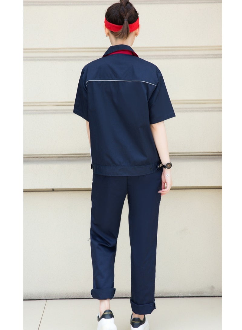Gasin Unisex Industrial Work Pants Suit With Reflective Strips  - Image 3