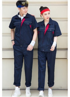 Gasin Unisex Industrial Work Pants Suit With Reflective Strips  - Image 2