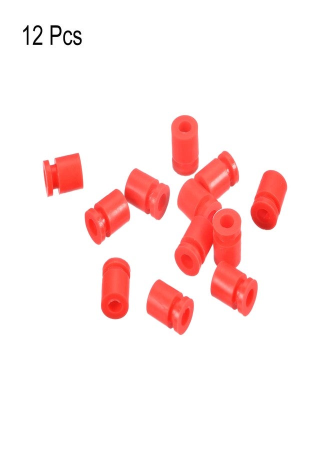 MECCANIXITY RC Anti Vibration Rubber Balls for RC F4 F7 Flight Controller M3x8mm Shock Absorption Balls (Red), Pack of 12 - Image 3
