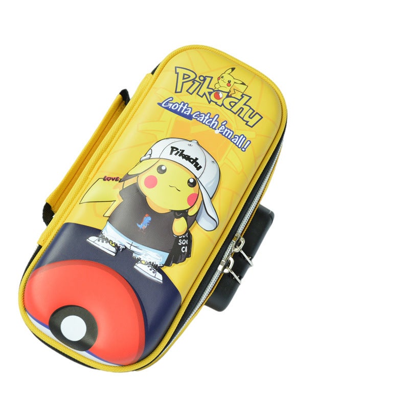 Pikachu Pencil Case 3D Combination Lock Pencil Case Portable Multi-Layer Large Capacity Pencil Case Student Stationery Case Multi-Style - Image 5