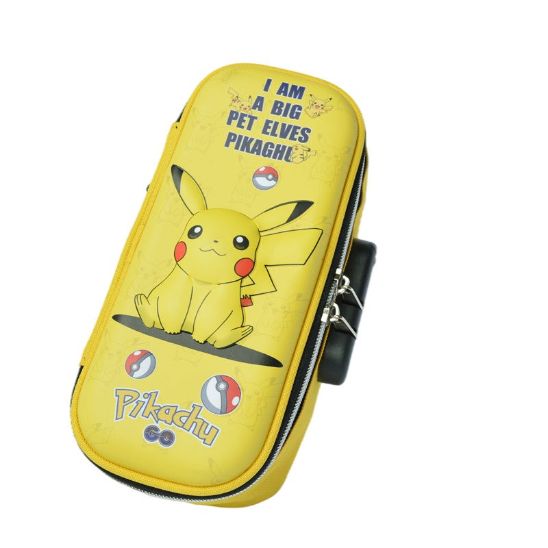 Pikachu Pencil Case 3D Combination Lock Pencil Case Portable Multi-Layer Large Capacity Pencil Case Student Stationery Case Multi-Style - Image 3