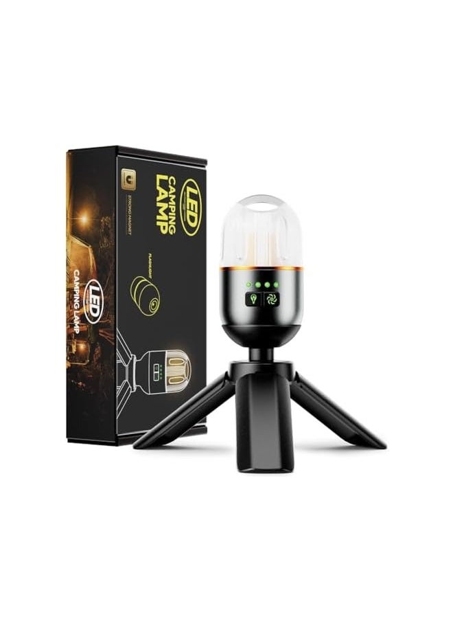 erorex LED Camping Light, Waterproof Rechargeable Portable Lantern with 6 Modes and Magnetic Base, 300LM, Ideal for Camping, Hiking, Fishing, Hurricane, Emergency Use  - Image 1
