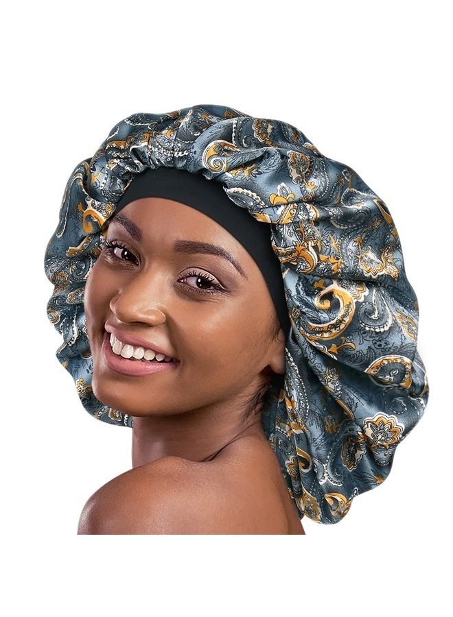 Alnorm Extra Large Sleep Cap for Curly Hair Sleep Gift - Image 2
