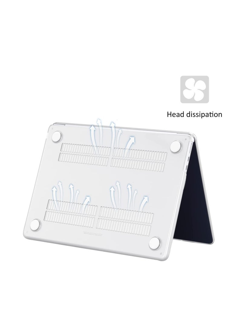 Generic Frosted Matte Hard Shell Cover Compatible with 2025--2022 MacBook Air 13 inch M4 A3240/M3 A3113/ M2 A2681  - Image 4