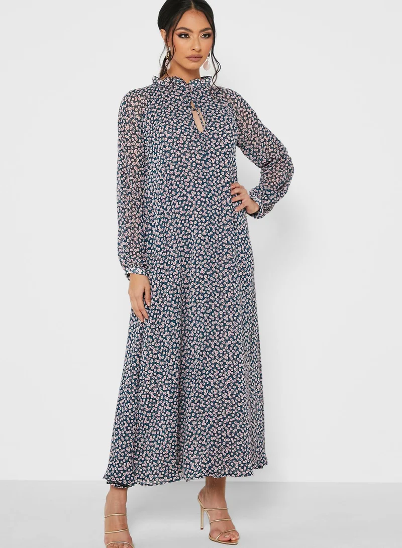 Fashion Trends by Suzy Matar Floral Printed Dress