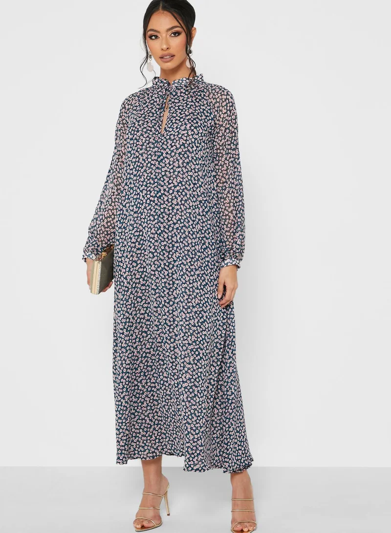 Fashion Trends by Suzy Matar Floral Printed Dress