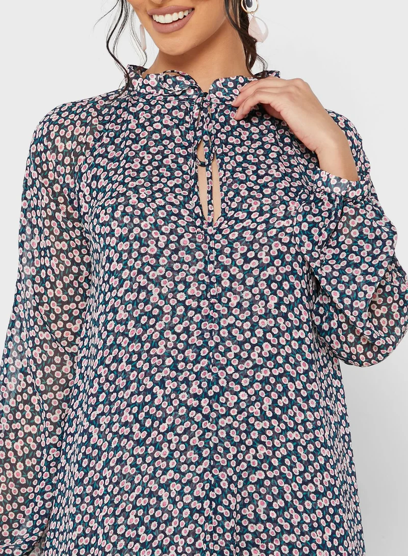 Fashion Trends by Suzy Matar Floral Printed Dress
