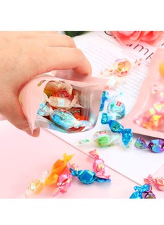 KASTWAVE Mylar Bags, 100 Pieces Smell Proof Bags Resealable Storage Bag with Clear Window Packaging Foil Pouch Bags  - Image 5