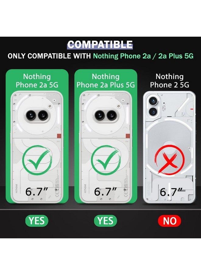 TheGiftKart Hybrid ShockProof Nothing Phone 2a Plus 5G Back Cover Case | Stylish Camera Border | Plated Buttons | Crystal Clear Hard Back Cover Case for Nothing Phone 2a (TPU & PC, Smoked Bumper) - Image 2